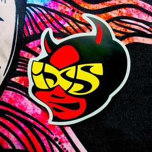 Red Devil Single Decor Accent Waterproof Sticker